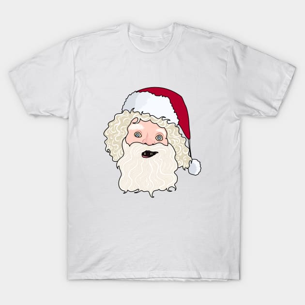 Tales From The Crypt | Crypt Keeper Santa T-Shirt by Jakmalone